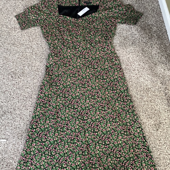 J crew floral midi cottage core fairy romantic dress size 10 new boho cottage c - Picture 9 of 14